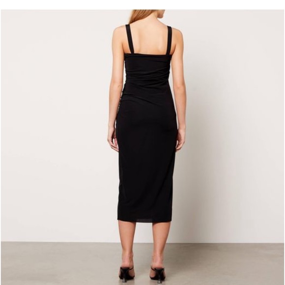 - 🔥NWT Helmut Lang Twisted Strapless Crepe Dress. Size XS - Picture 6 of 11